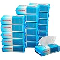 Elevon Multi-Purpose 100% Unscented Cotton Tissue Soft Dry Facial Cotton Wipes for Sensitive Skin, , White (Pack of 18)
