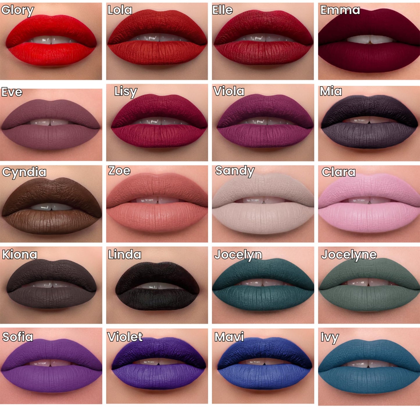 Transfer-Proof Matte Liquid Lipstick - No Smudge, No Transfer | All-Day Wear for Eating, Drinking & Long Days | Lightweight Comfortable Finish