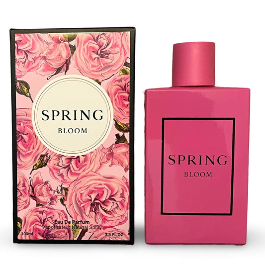 Secret Plus SPRING BLOOM Eau de Parfum, Floral Jasmine and Tuberose Fragrance, Natural Spray, Pink Rose Design, 3.4 Fl Oz Beauty & Personal Care Secret Plus
