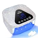 Okasiuv UV LED Nail Lamp with UV Gloves,Magnetic Metal Mirror Base Cordless Nail Dryer, Gel Polish Curing Light with 4 Timers,Touch Control Beauty & Personal Care Okasiuv