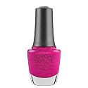 Morgan Taylor Nail Lacquer (High Voltage) Metallic Pink Professional Lacquer, Vibrant, Chip-Resistant, Fast-Drying, Long-Lasting, High-Shine, Perfect Beauty & Personal Care Morgan Taylor