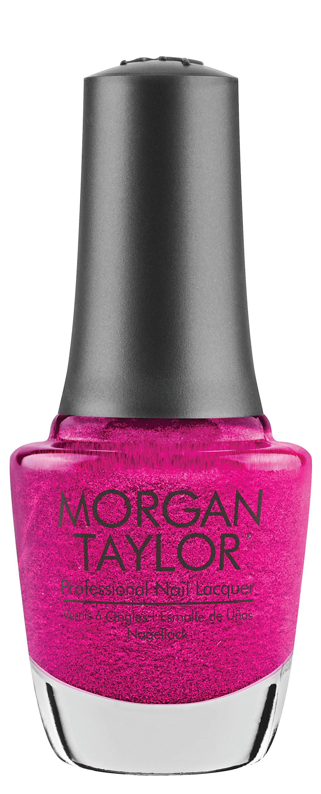Morgan Taylor Nail Lacquer (High Voltage) Metallic Pink Professional Lacquer, Vibrant, Chip-Resistant, Fast-Drying, Long-Lasting, High-Shine, Perfect Beauty & Personal Care Morgan Taylor