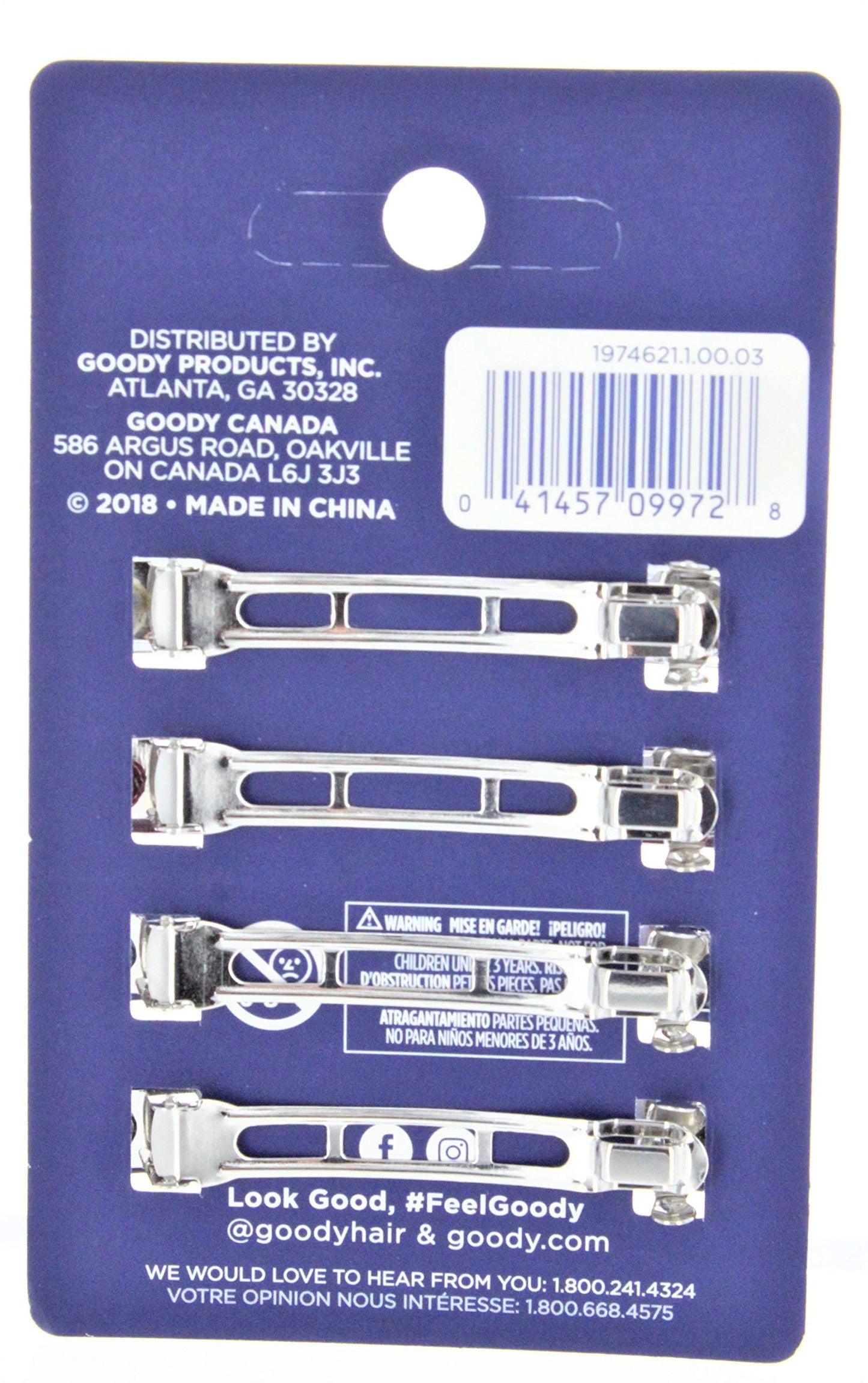 Goody Cl Barr Auto Darkromance, Small, 4 Count