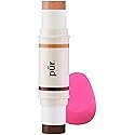 PÜR MINERALS Cameo Contour & Highlight Stick in Deep, 0.3 oz