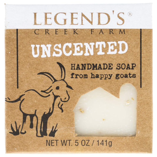 Legend's Creek Farm Goat Milk Soap - Cleansing Moisturizing Bar for Hands and Body - 5 Oz Creamy Lather, Nourishing, Gentle Natural Soap for Sensitive Beauty & Personal Care Legend's Creek