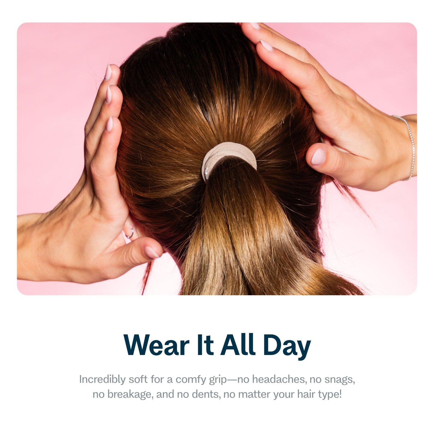 Gimme Beauty - Fine Hair Ties - Blondie - Seamless, No Break Microfiber Elastic Hair Ties - Firm Yet Gentle Hair Accessories with All Day Hold + No Beauty and Personal Care GIMME