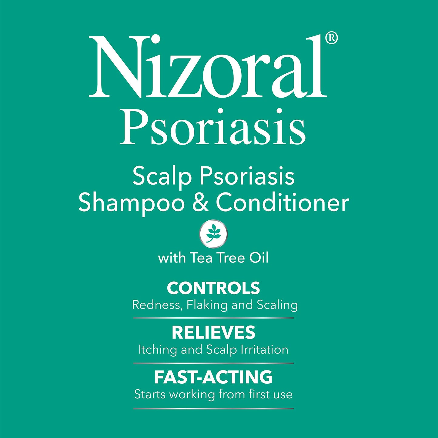 Nizoral Psoriasis Shampoo & Conditioner, 11 Oz, Gentle Scalp Treatment, Relieves Itching and Flaking, Redness and Scaling Effective Scalp Psoriasis Beauty and Personal Care Nizoral