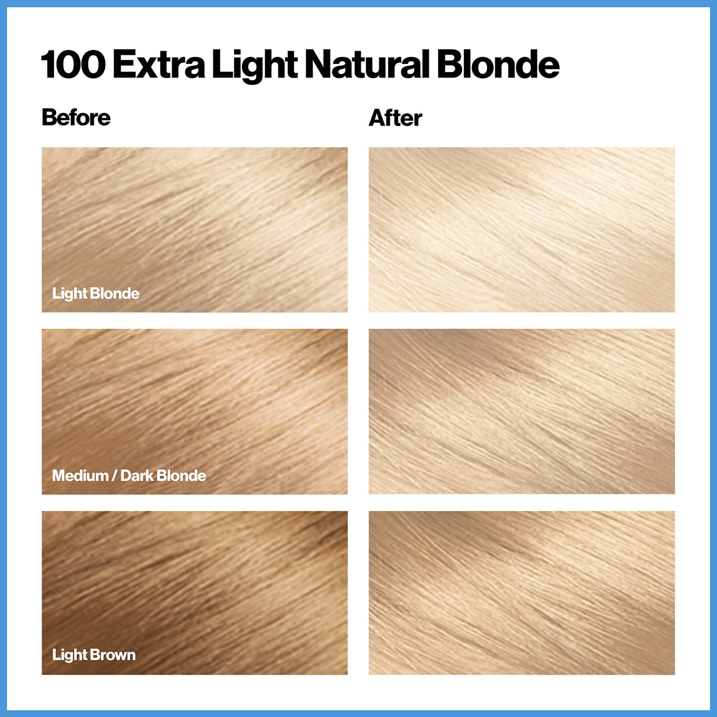 Revlon Total Color Permanent Hair Color, Clean and Vegan, 100% Gray Coverage Hair Dye, 100 Extra Light Natural Blonde, 3.5 oz