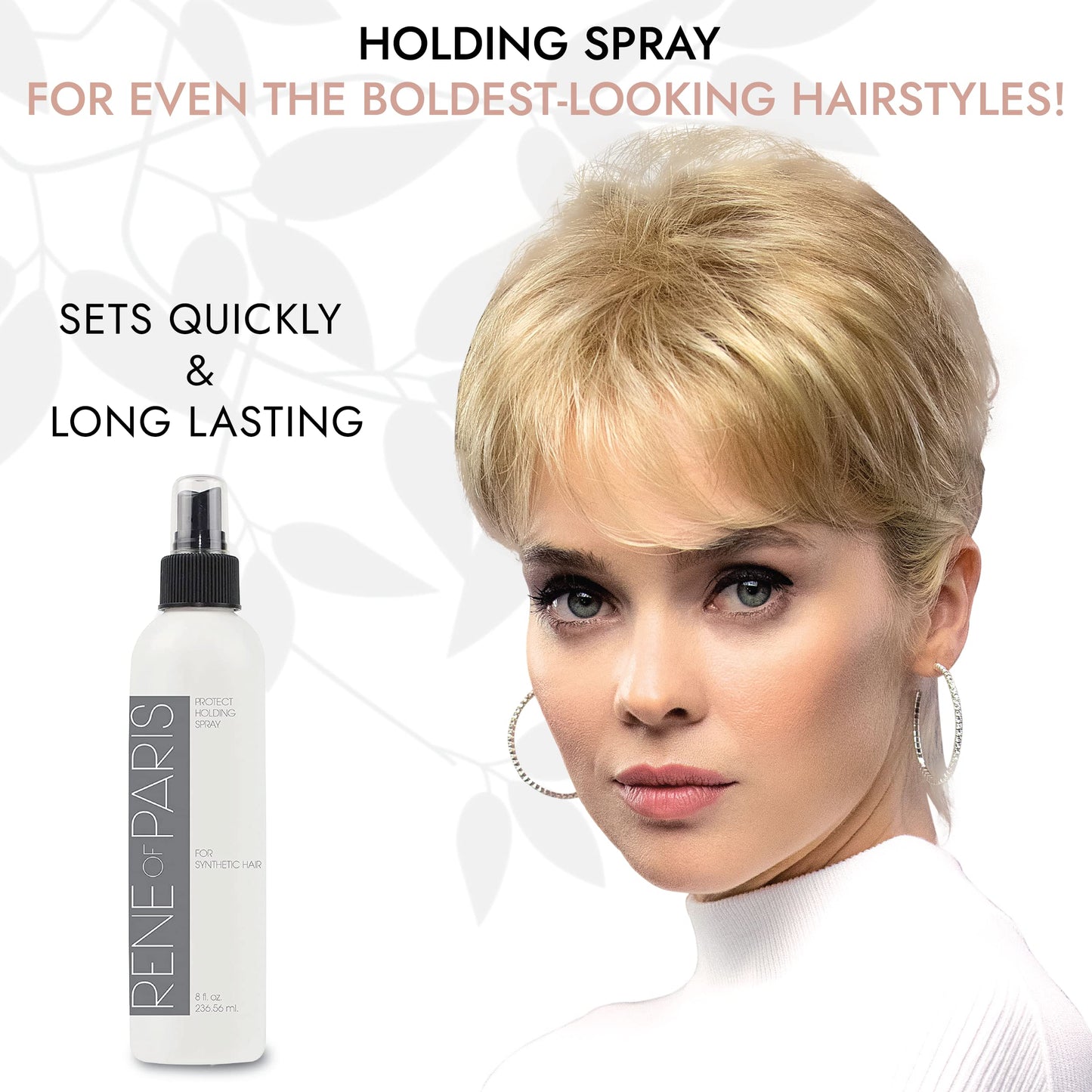 Rene of Paris Extra Hold Finishing & Setting Hairspray For Synthetic Wigs & Hairpieces - 8 Fl Oz