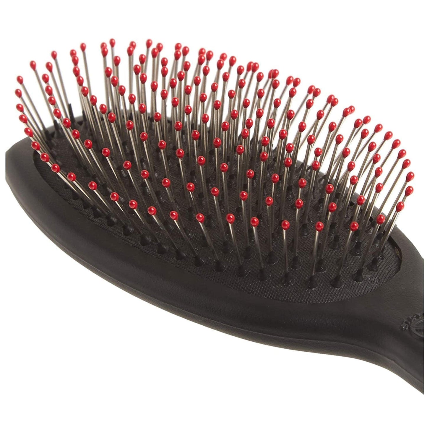 Cricket Static Free Cushion Styling 220 Hair Brush - Smoothing, Detangling, and Frizz-Free Styling - Anti-Static Metal Bristles for Thick, Curly,
