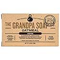 Grandpa's Old Fashioned Oatmeal Bar Soap for Face and Bath, 3.25 Ounce