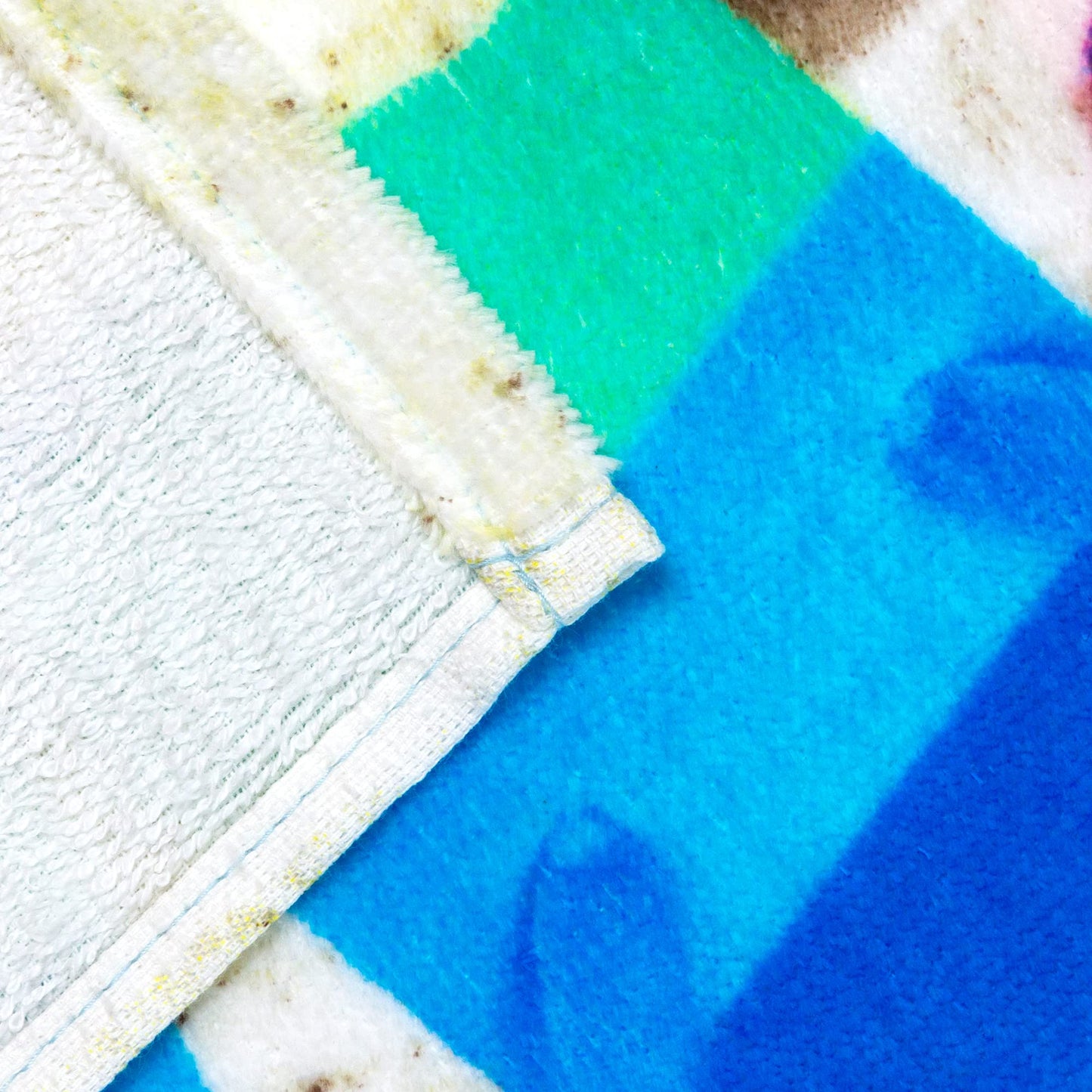 Beachland Flip Flops Beach Towel 30 x 60 inch 100% Cotton - Tropical Beach Towel (Florida Sunny Day, 1 Towel 30" x 60")