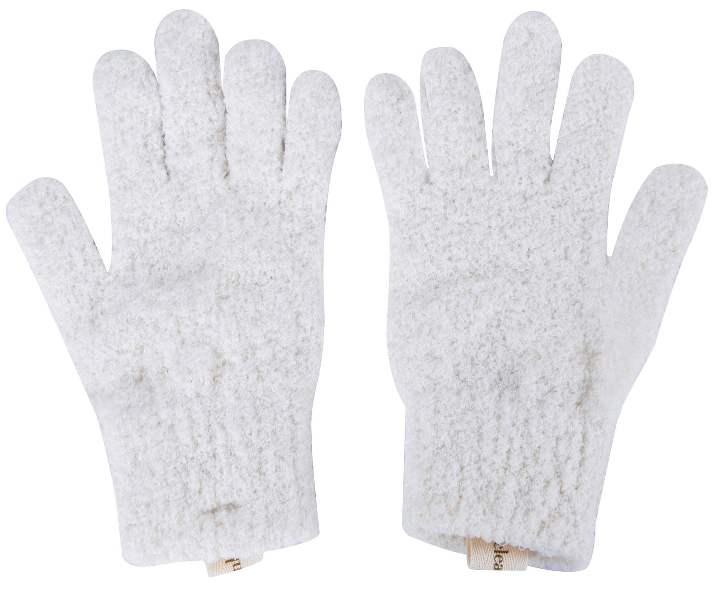 CleanLogic Exfoliating Bath and Shower Gloves, Certified Organic, 1 Pair