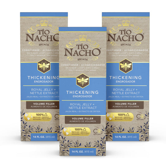 Tio Nacho Thickening Conditioner with Royal Jelly and Natural Extracts - Hair Loss Conditioner for Men and Women - Volumizing Formula for Fine