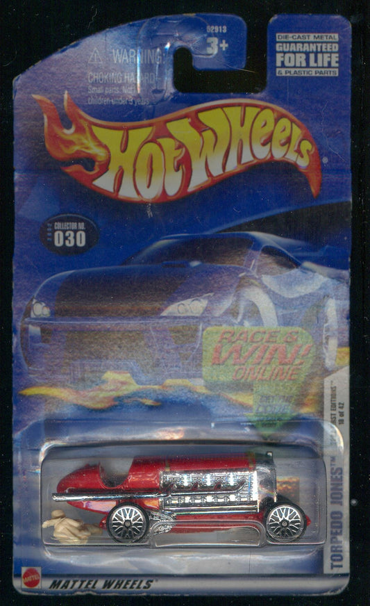 Hot Wheels 2002-030 Torpedo Jones 18 of 42 First Edition 1:64 Scale