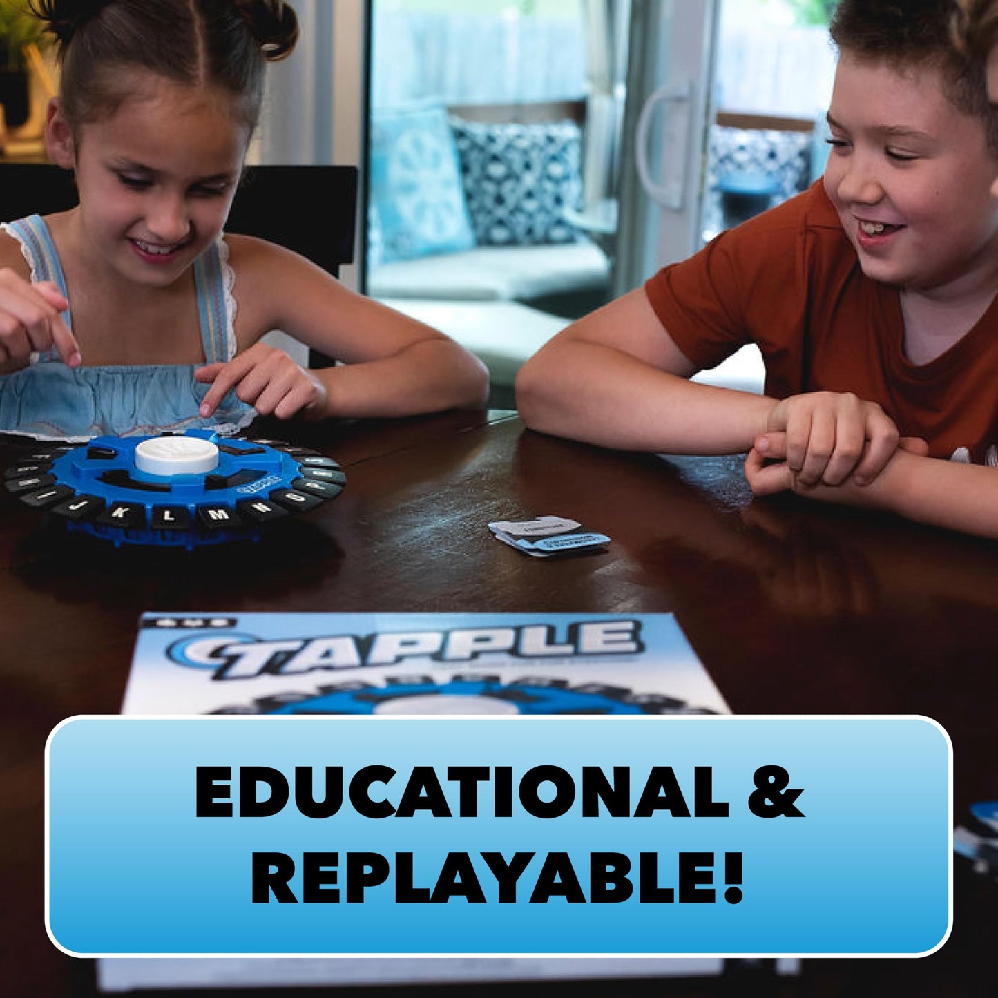 The Original TAPPLE, The Fast-Paced Family Board Game, Choose a Category & Race Against the Timer to be the Last Player, Learning Word Game for Ages…