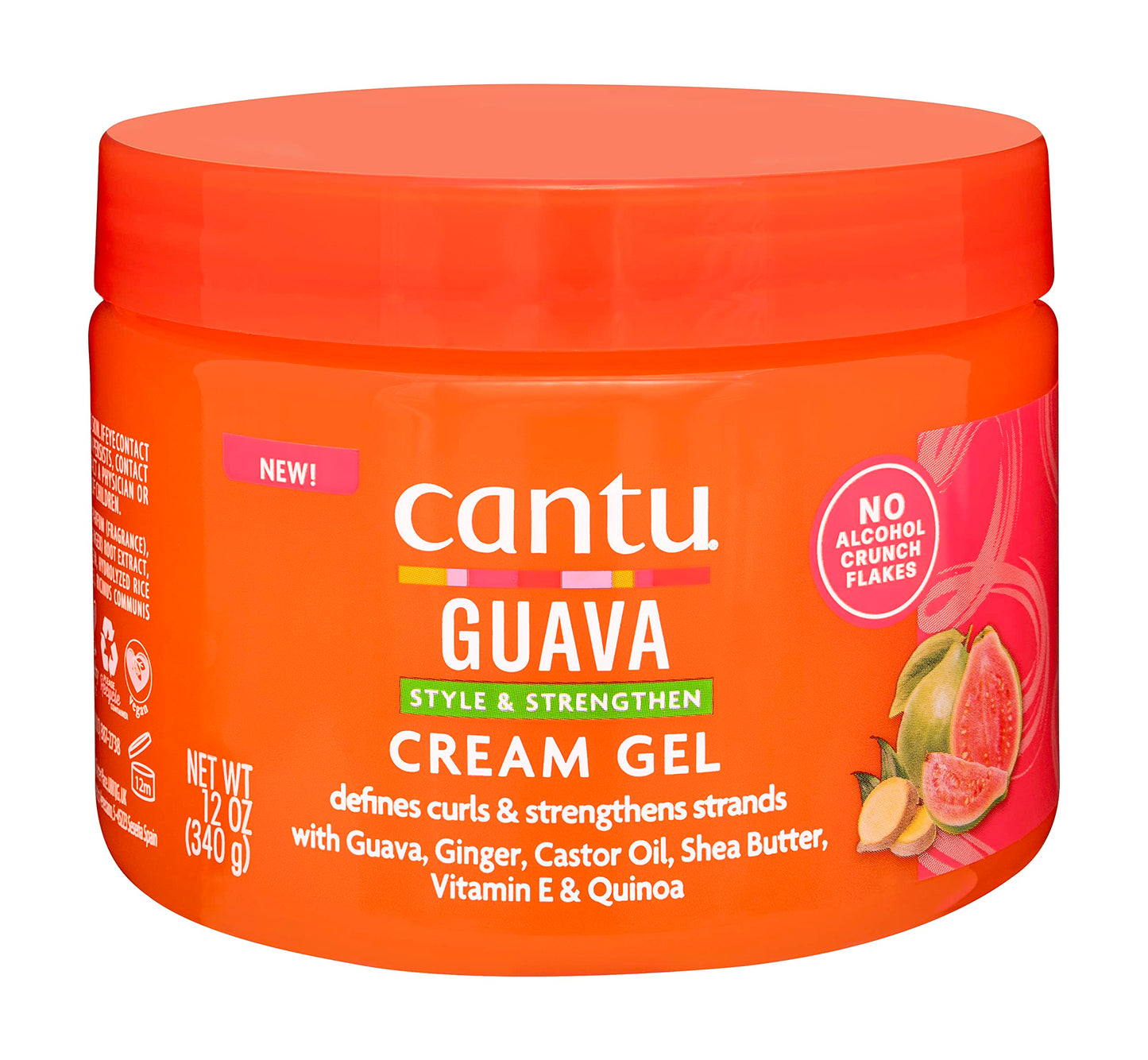 Cantu Guava Style & Strengthen, Cream Gel, 12 oz (340 g)