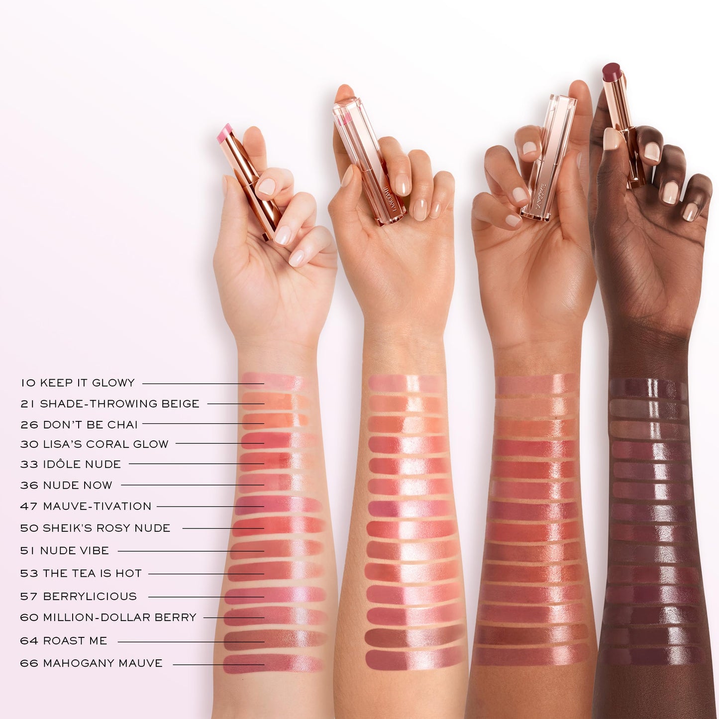 Lancôme Lip Idôle Squalane-12 Butterglow™ Hydrating Lip Balm - Instant Shine, 24H Hydration, and Buildable Color for Smooth & Moisturized Lips - 10 Beauty and Personal Care Lancôme
