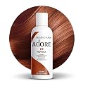 Adore Semi Permanent Hair Color (072 Paprika) | Vegan & Cruelty-Free Brown Hair Dye | No Ammonia, No Peroxide, No Alcohol | 4 Fl Oz