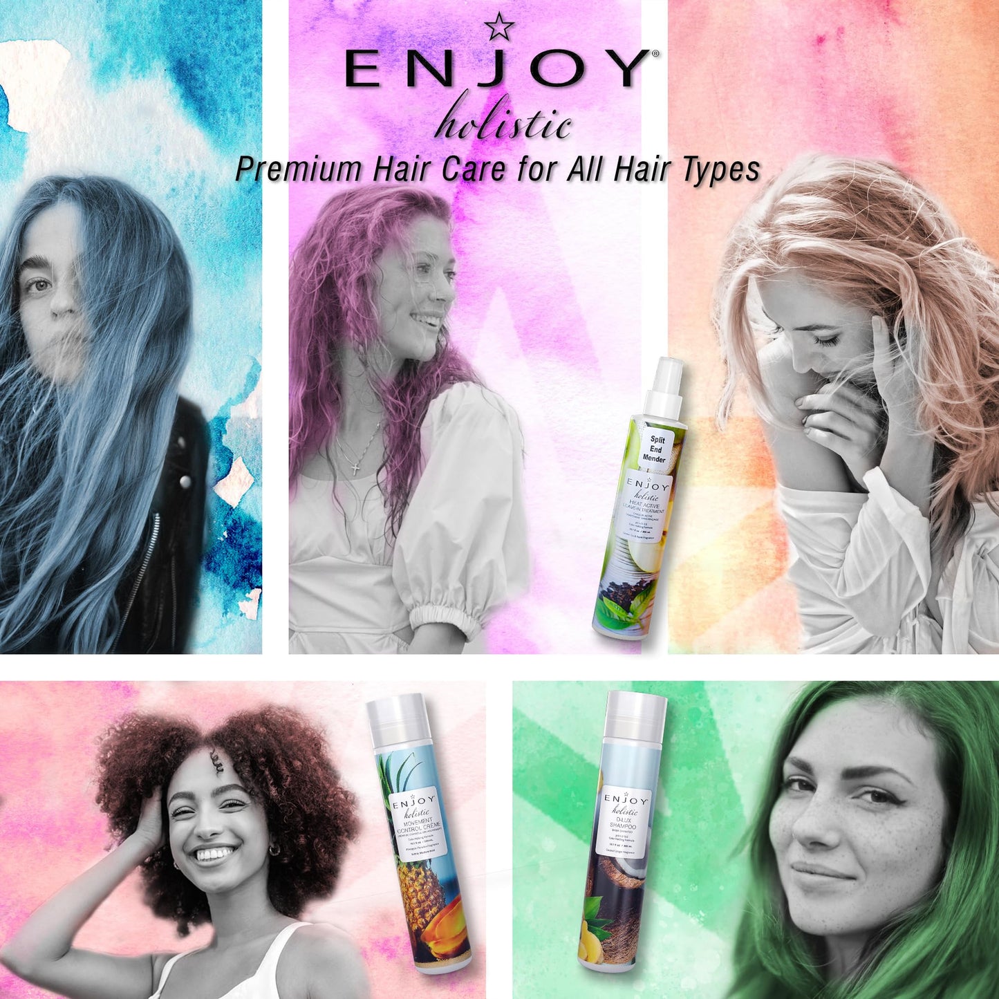 Enjoy Volumizing Blowout Gel, 10.1 Fluid Ounces - Hair Styling Agent, Adds Touchable Texture and Definition, Suitable for All Fine to Medium Hair