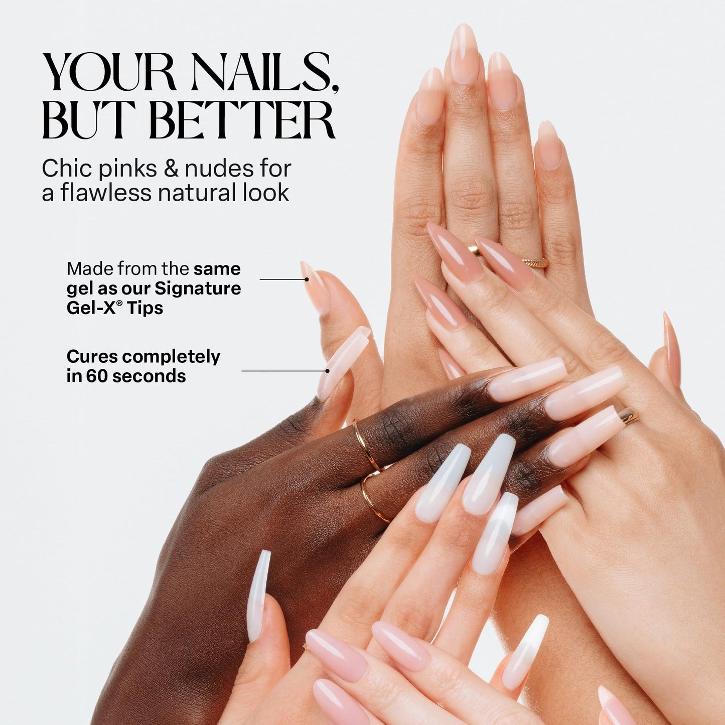 Apres Neutrals Gel-X Alex Box Of Nail Tips, 11 Sizes 00-9, Soft Gel Nail Tip Box, Nail Extensions (150pcs) (Sculpted Square Long, 150pcs) Beauty & Personal Care APRÉS
