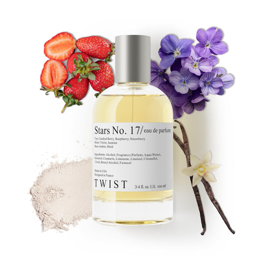 Twist - Stars No. 17 - Eau De Parfum Inspired by Burb. Her, Long-Lasting Perfume For Women, Strawberry & Vanilla, Vegan, Clean Ingredients, Fragrance Beauty & Personal Care HOUSE OF TWIST