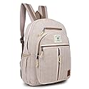 KayJayStyles Natural Handmade Large Multi Pocket Hemp Nepal Backpack