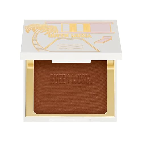 QUEEN MUSIA Voyage Nostalgique Soft Sunlight Bronzer -- Longwear, Sun Kissed, Blurring, Seamless Bronzer, Filtered Skin, Skincare Base, Skin Native