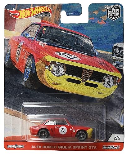 Hot Wheels Car Culture Door Slammers Alfa Romeo Giulia Sprint GTA 2/5, red