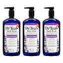 Dr Teal's Pure Epsom Salt Body Wash Soother & Moisturize With Lavender 24 oz (Pack of 3)