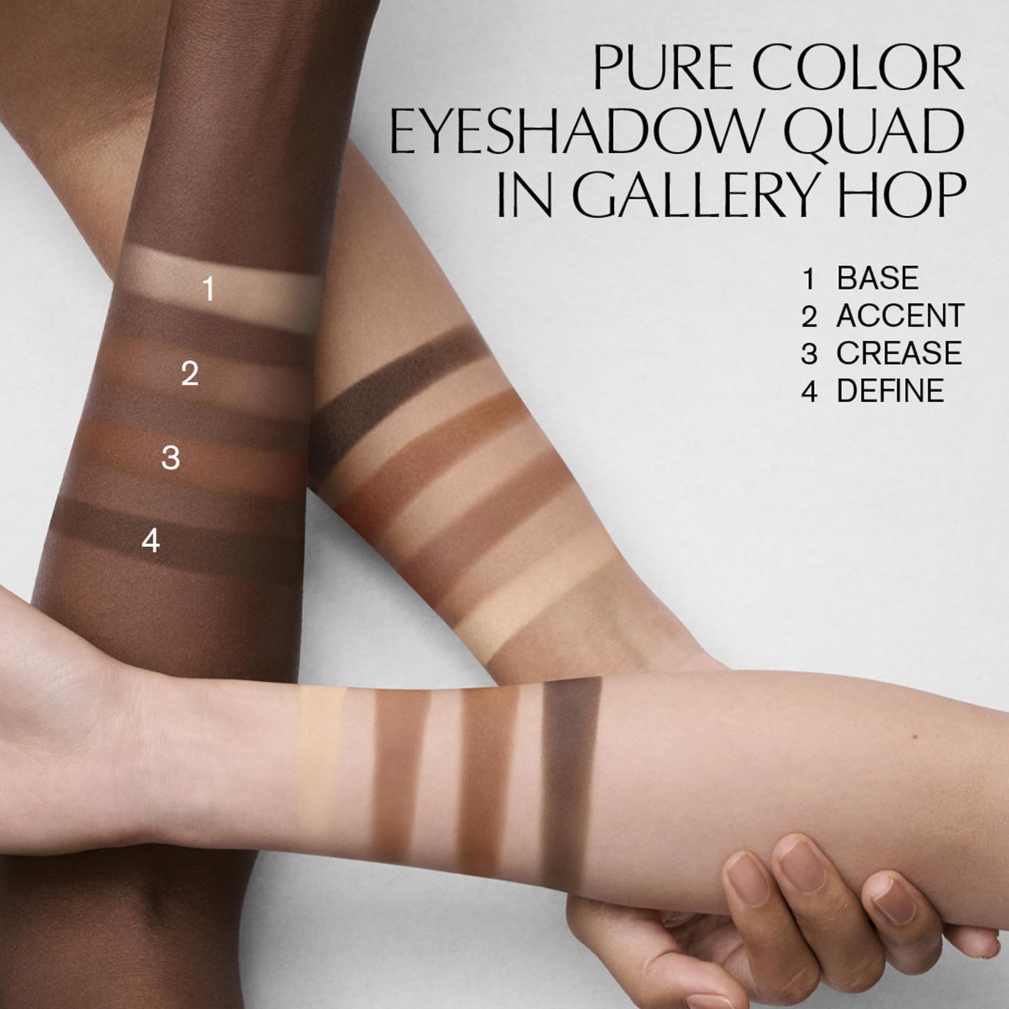 Estée Lauder The Essential Eyeshadow Quad Long-Lasting Palette | Shape, Sculpt, Magnify, Poolside, 0.14 Ounce