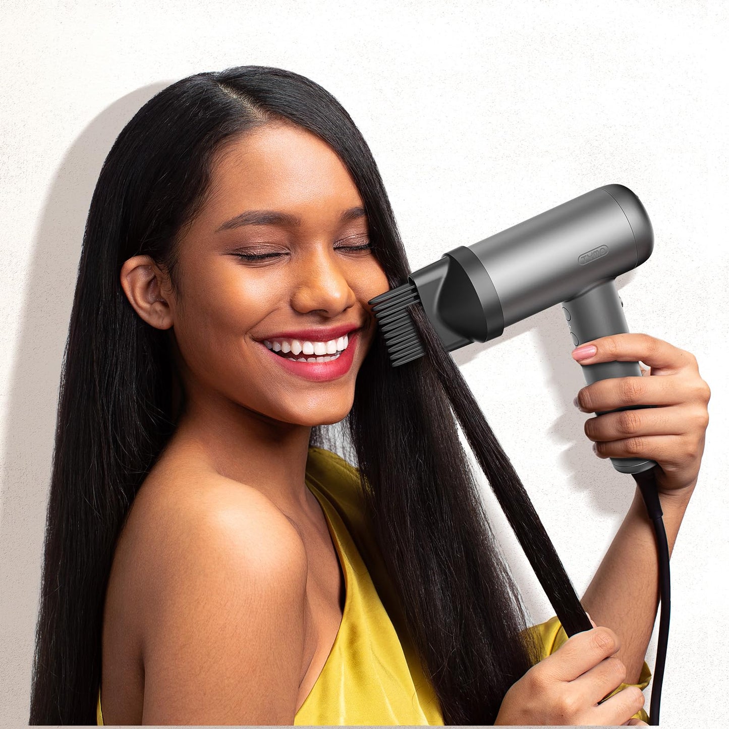 TYMO Hair Comb Attachment – Magnetic Nozzle for AIRHYPE Lite Dryer, Detangling & Lengthening Textured Hair, Quick & Efficient Styling