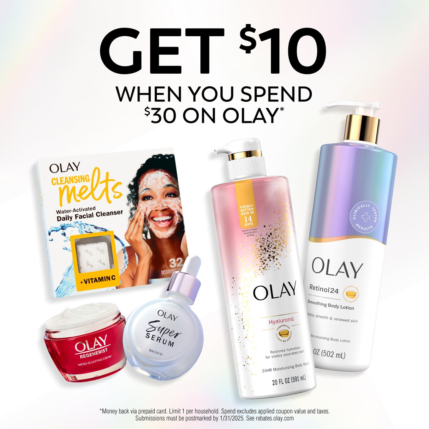 Olay Hyaluronic Hydrating Serum, Fragrance-Free, 1.3 o