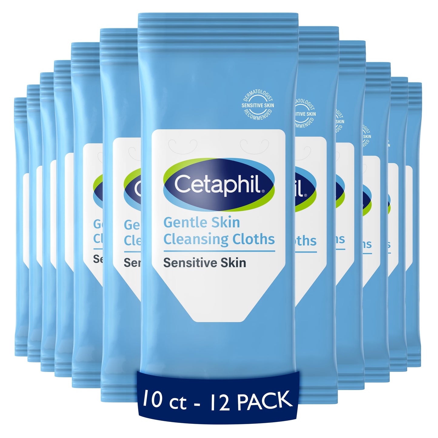 Cetaphil Face And Body Wipes, Gentle Skin Cleansing Cloths, For Dry, Sensitive Skin, Flip Top Closure, Great For The Gym, Travel, In The Car