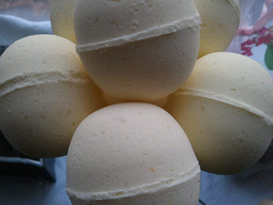 3 Orange Blossom and Honey Luxury Bath Bombs, Large, 5 oz Each, Made with Shea, Mango & Cocoa Butter, Ultra Moisturizing, Great for Dry Skin, All…