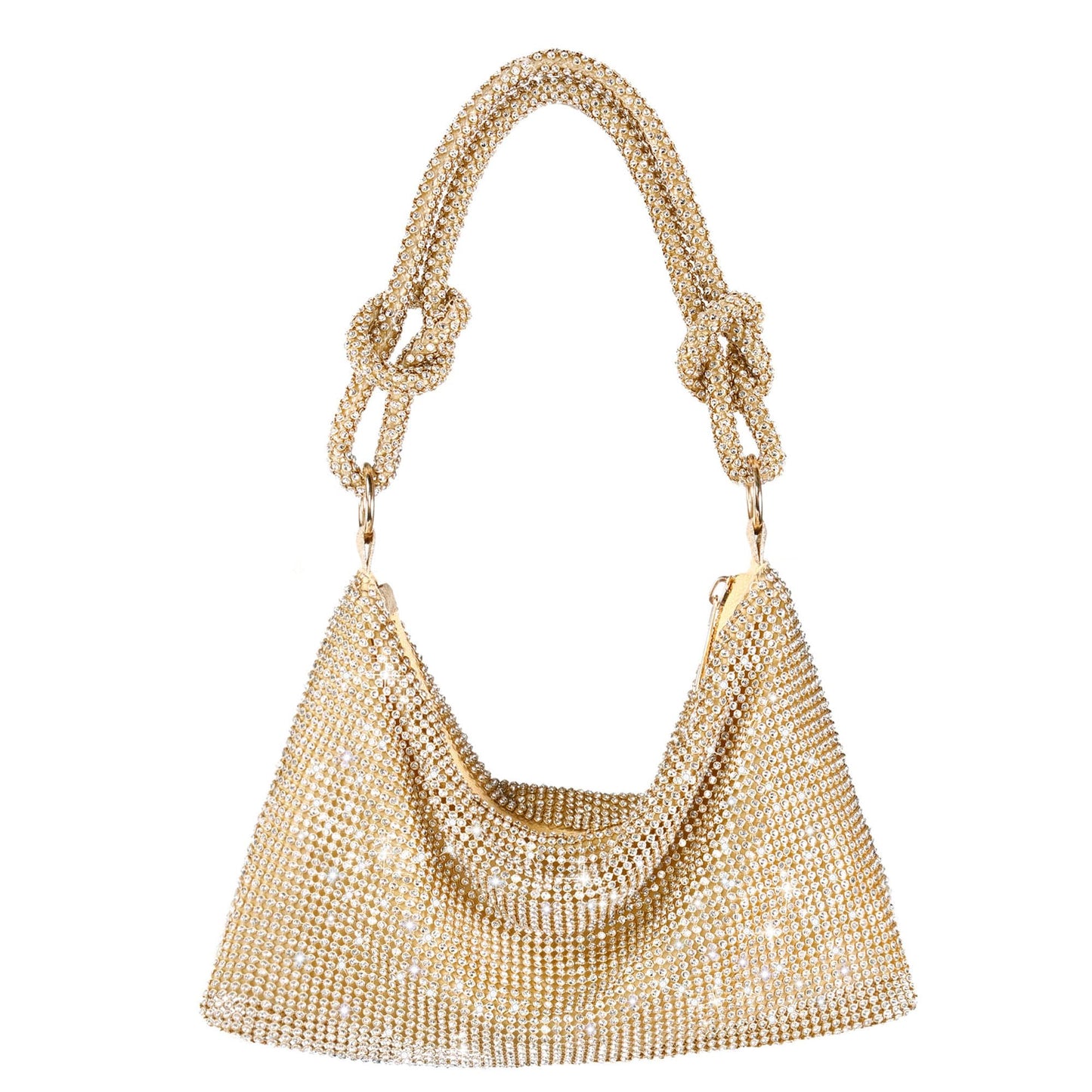 Rhinestone Purse Sparkly Evening bag Silver Clutch Purses for Women Evening, Cross Body Handbags for Party Prom Club Wedding