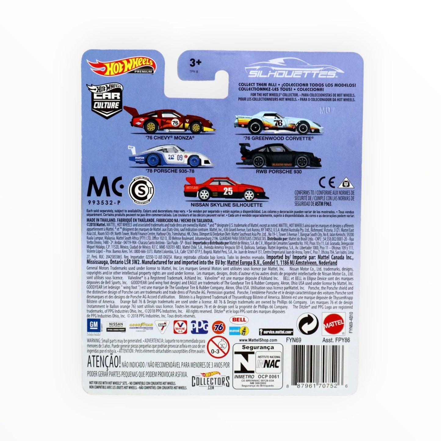 Hot Wheels Car Culture 76 Chevy Monza