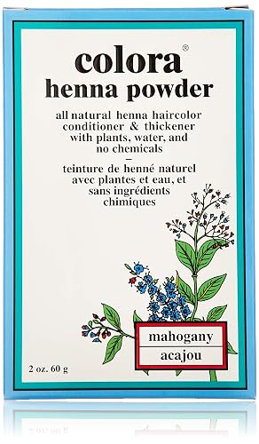 Colora Henna Powder Hair Color Mahogany, 2 Ounce (Pack of 3)