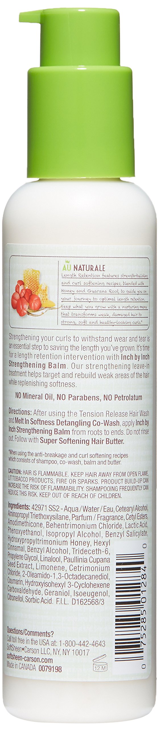 SoftSheen-Carson Dark and Lovely Au Naturale Length Retention Inch By Inch Strengthening Balm, 5.1 oz