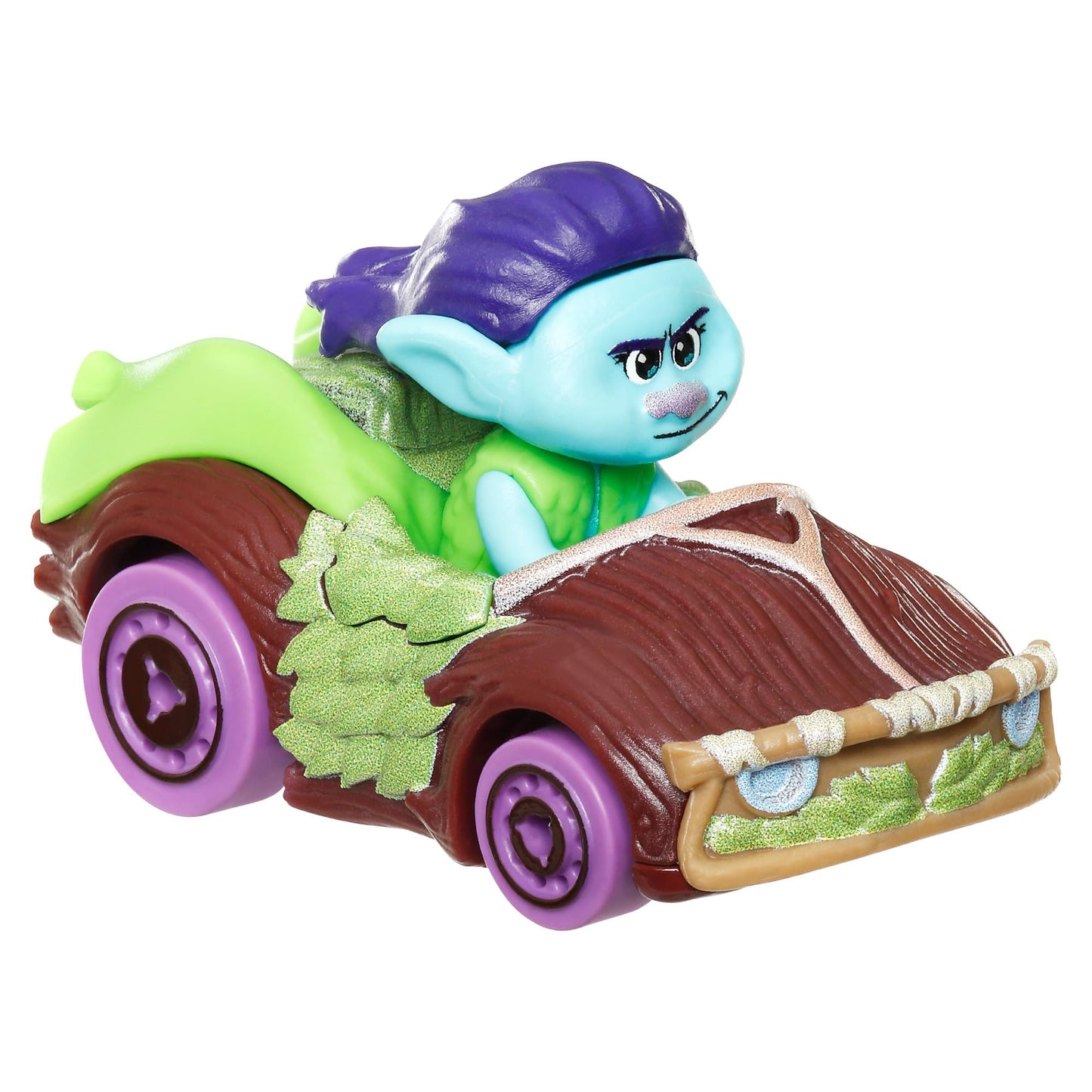 Hot Wheels RacerVerse Trolls Branch 1:64 Scale Toy Car Optimized Track