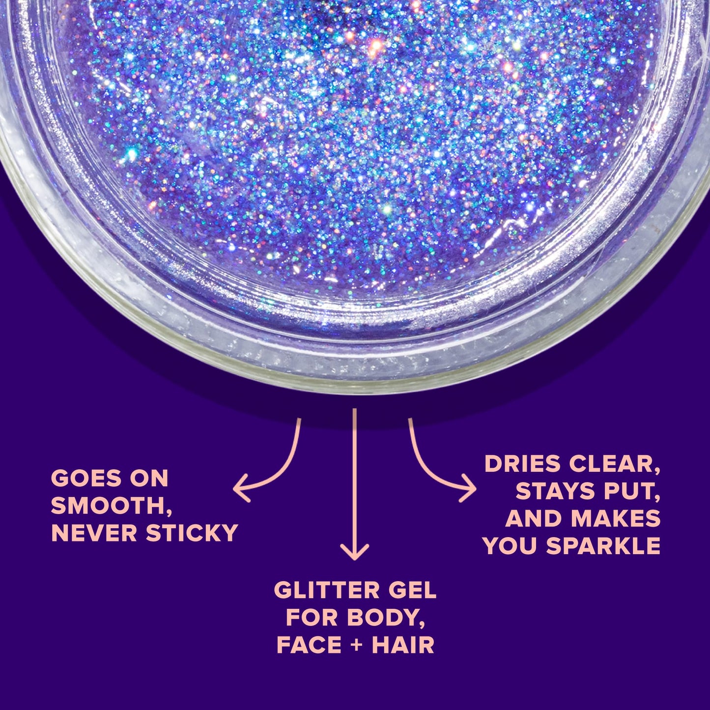 UNICORN SNOT Holographic Face Glitter & Body Glitter Gel | Holiday Glitter Makeup: Stocking Stuffers & Christmas Gift | Hair Glitter, Vegan