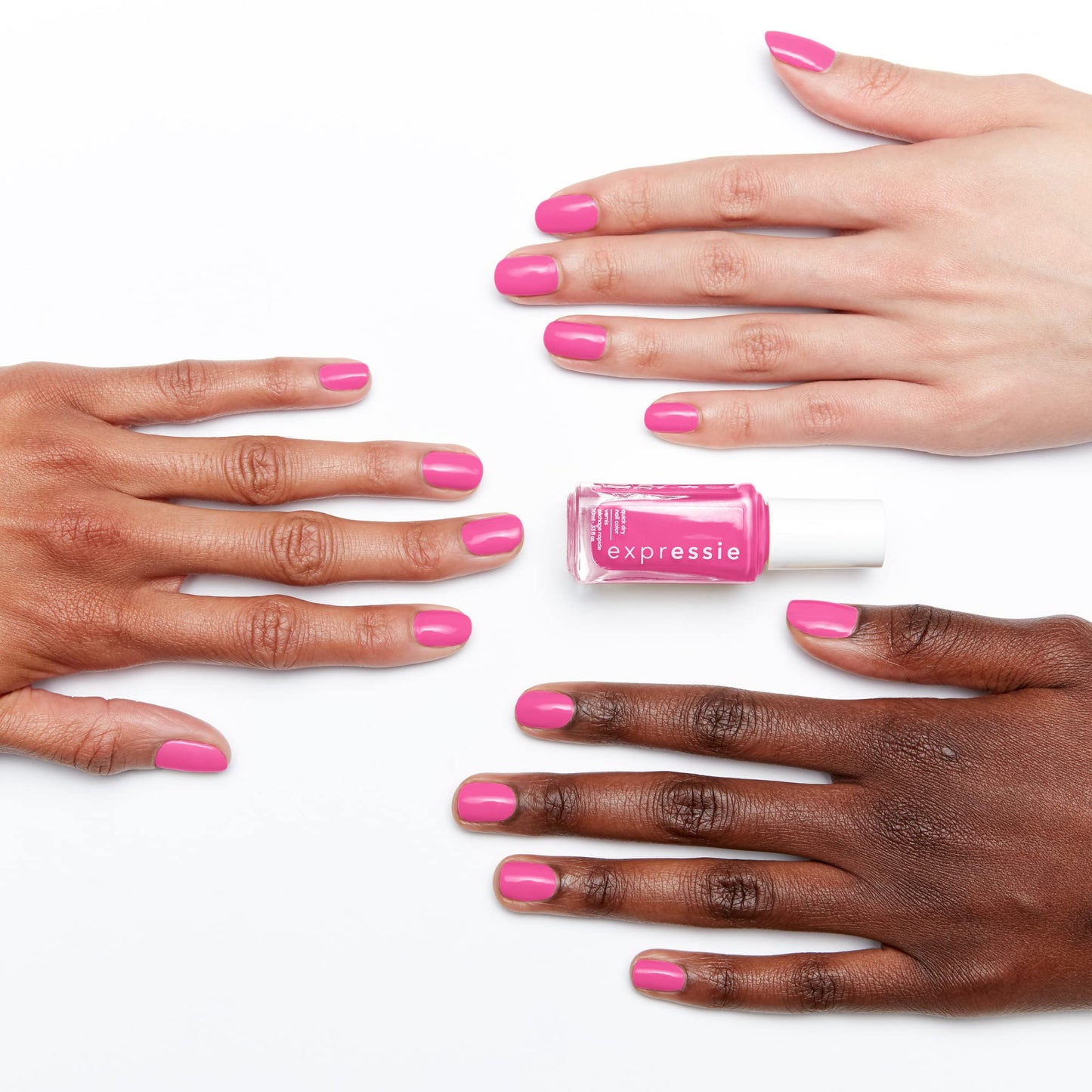 Essie expressie, Quick-Dry Nail Polish, 8-Free Vegan, Hot Pink, Trick Clique, 0.33 fl oz Beauty & Personal Care essie