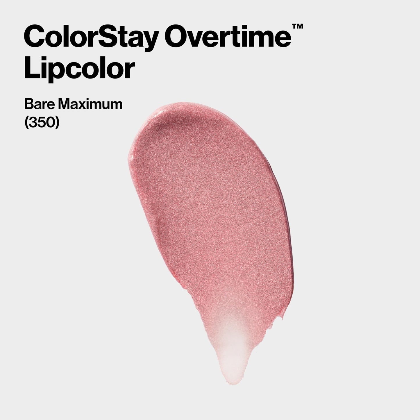 Revlon ColorStay Overtime Liquid Lip Color, Bare Maximum [350] 0.07 oz (Pack of 2)