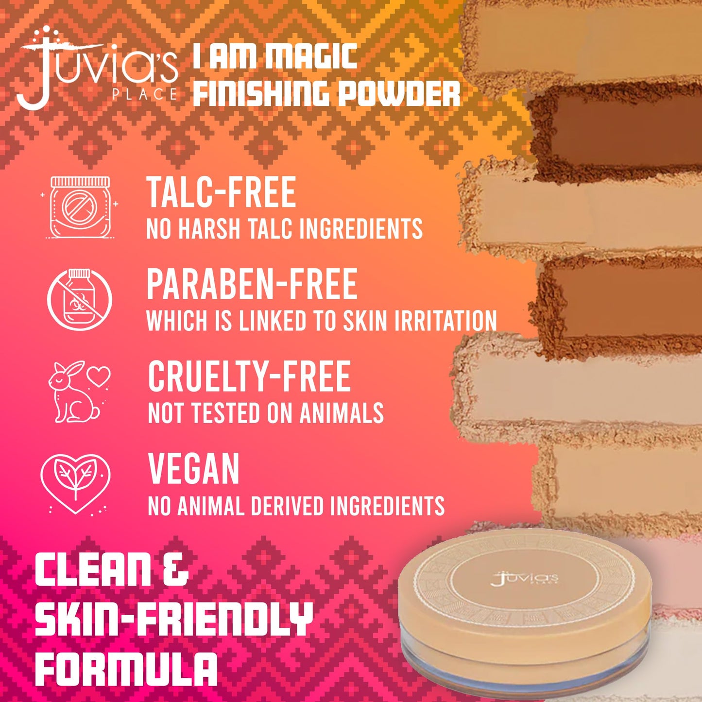 Juvia's Place I Am Magic Silky Finishing Powder - Cookie Dough - Lightweight Loose Face Powder for Women, Makeup for Under Eye & Face - Talc & Paraben