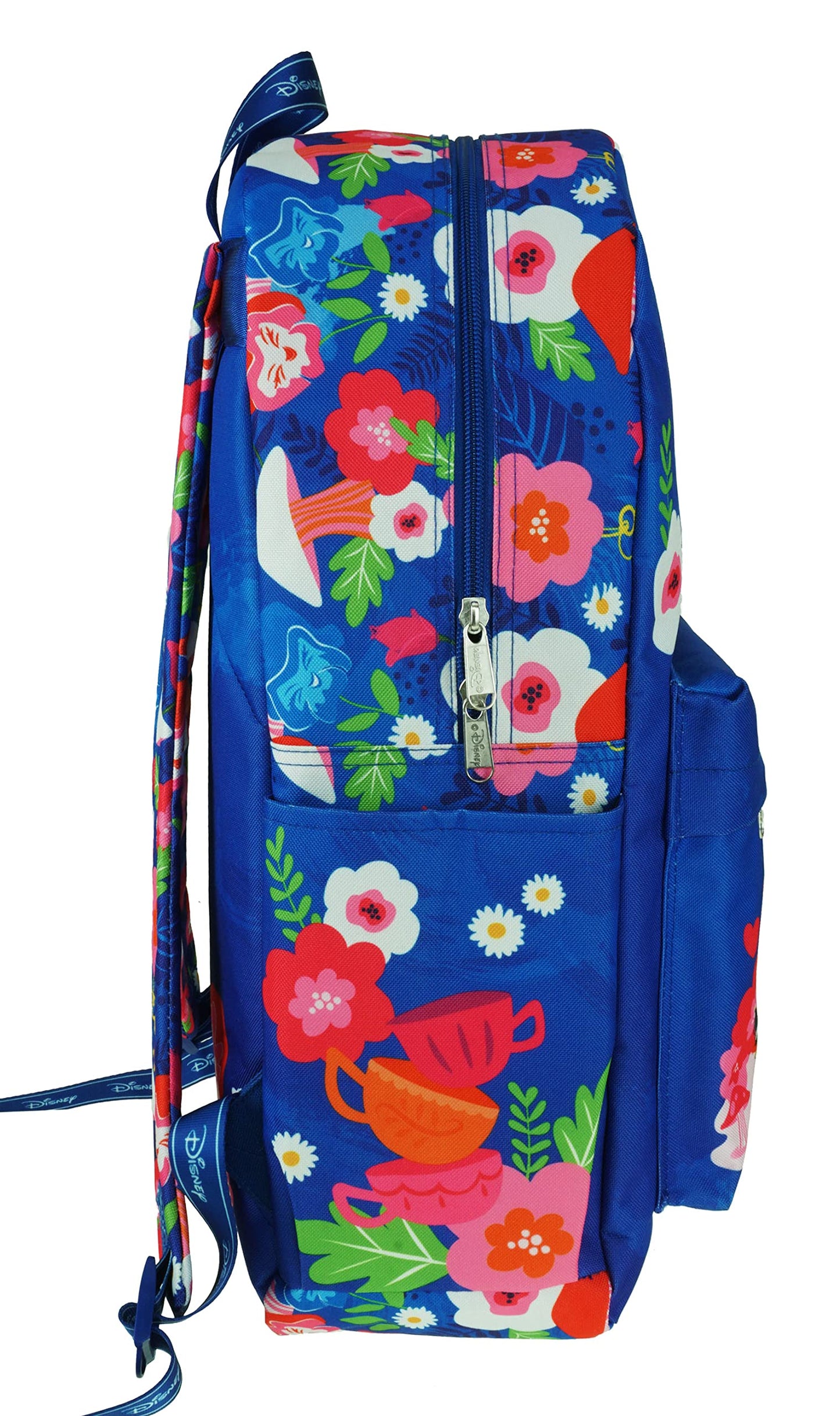 KBNL Classic Disney Alice in Wonderland Backpack with Laptop Compartment for School, Travel, and Work Multicolor A22207-ALICE