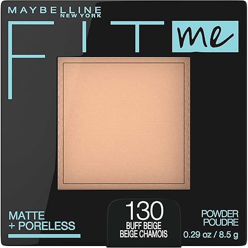 Maybelline New York Fit Me Matte Plus Poreless Powder, Buff Beige