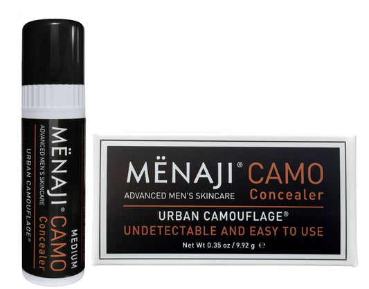 MËNAJI URBAN CAMOUFLAGE® Concealer Stick for Men - Skin Foundation Concealer for Dark Circles, Acne, Under Eye - Corrector - Mens Cosmetics - Medium