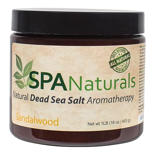 InSPAration Spa Naturals Dead Sea Salt Sandalwood Aromatherapy Crystals (1 lb)