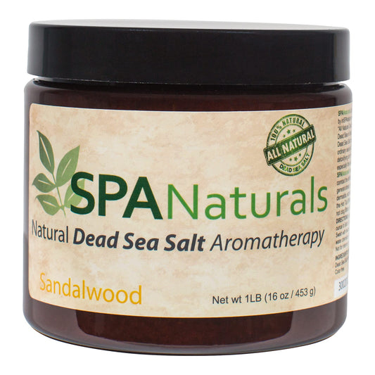 InSPAration Spa Naturals Dead Sea Salt Sandalwood Aromatherapy Crystals (1 lb)