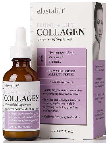 Elastalift Collagen Serum For Face | Collagen Face Serum For Skin Tightening Helps Lift, Plump, & Firm Sagging Skin | Serums For Skin Care | Anti